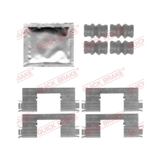 109-1798 - Brake pad fitting set 