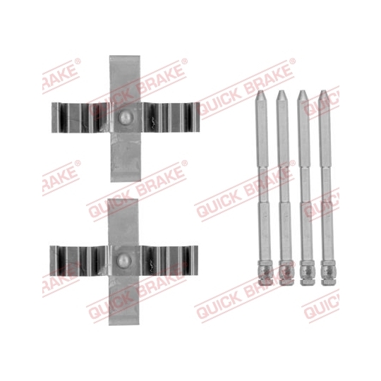 109-1801 - Brake pad fitting set 