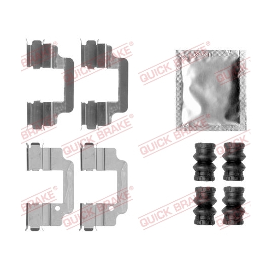 109-1806 - Brake pad fitting set 