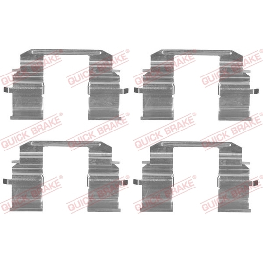 109-1833 - Brake pad fitting set 