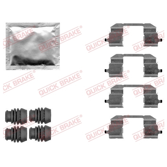 109-1844 - Brake pad fitting set 