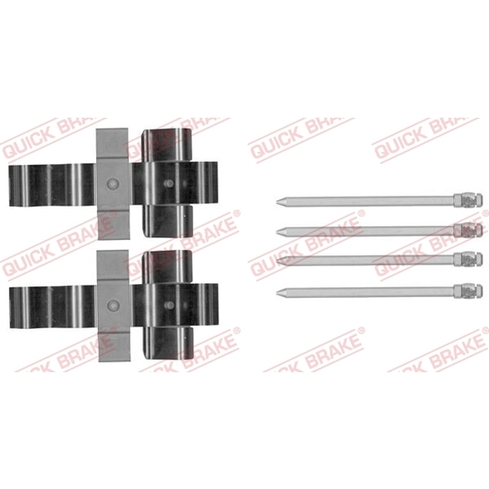 109-1852 - Brake pad fitting set 