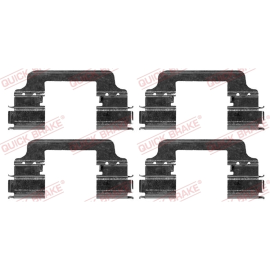 109-1864 - Accessory Kit, disc brake pad 