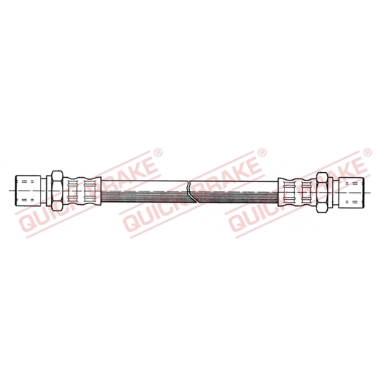 22.015 - Flexible brake pipe 