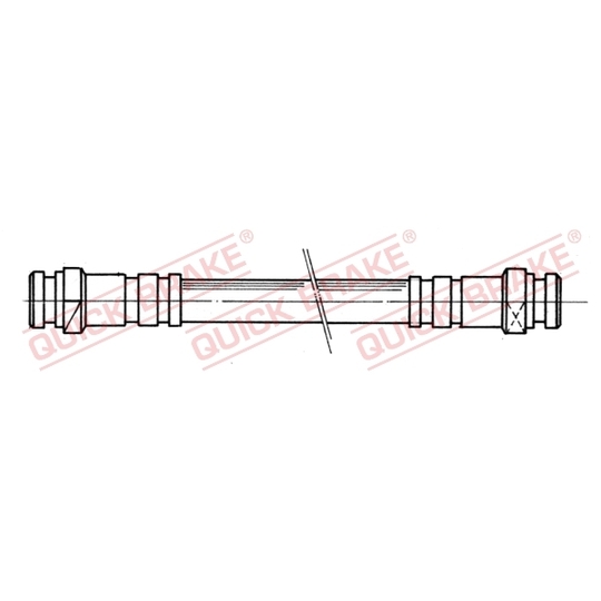 22.007 - Flexible brake pipe 