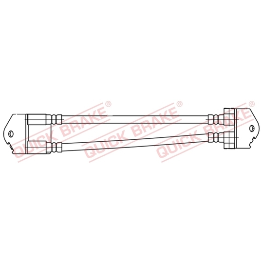 25.006 - Flexible brake pipe 