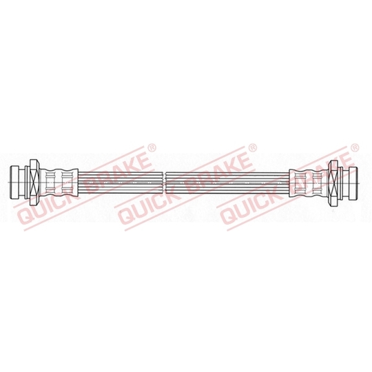 25.020 - Flexible brake pipe 