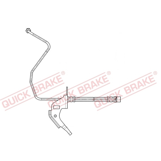 35.913 - Flexible brake pipe 