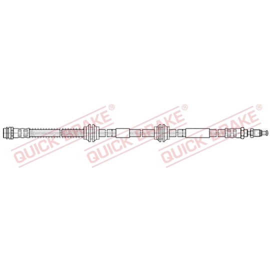 35.916 - Flexible brake pipe 