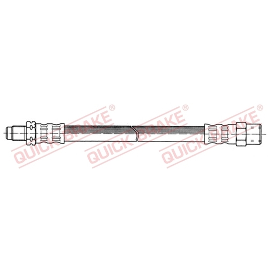 36.001 - Flexible brake pipe 