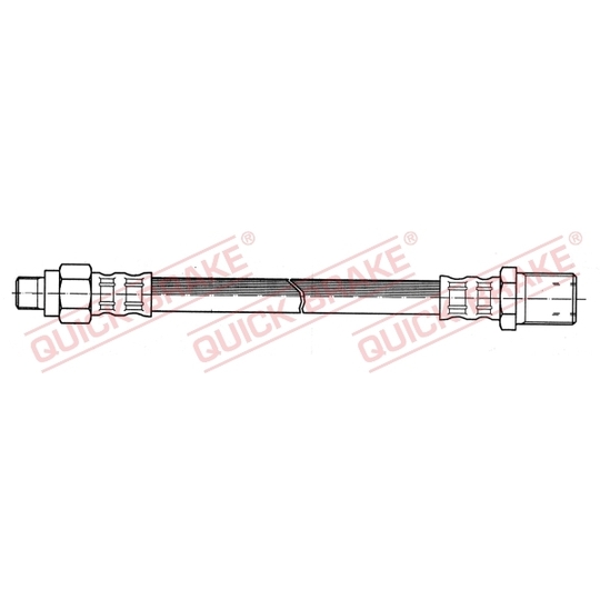 37.018 - Flexible brake pipe 