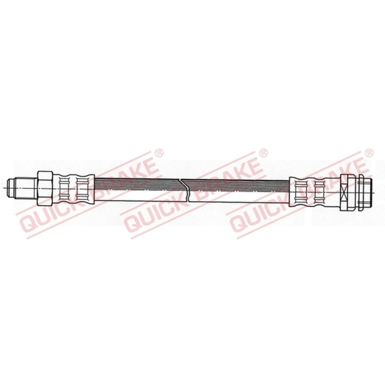 37.022 - Flexible brake pipe 