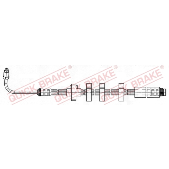 37.923 - Flexible brake pipe 
