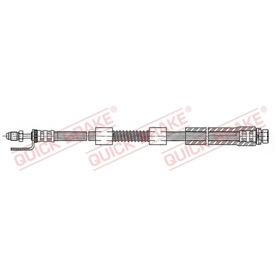 37.928 - Flexible brake pipe 
