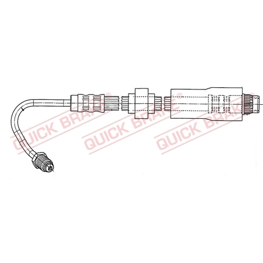 37.929 - Flexible brake pipe 