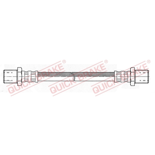 46.004 - Flexible brake pipe 