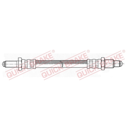 46.001 - Flexible brake pipe 