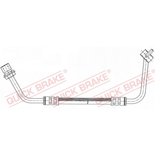 50.016 - Flexible brake pipe 