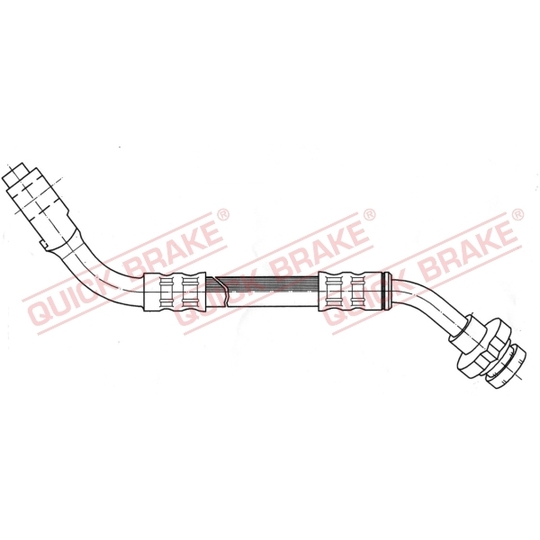 50.025 - Flexible brake pipe 