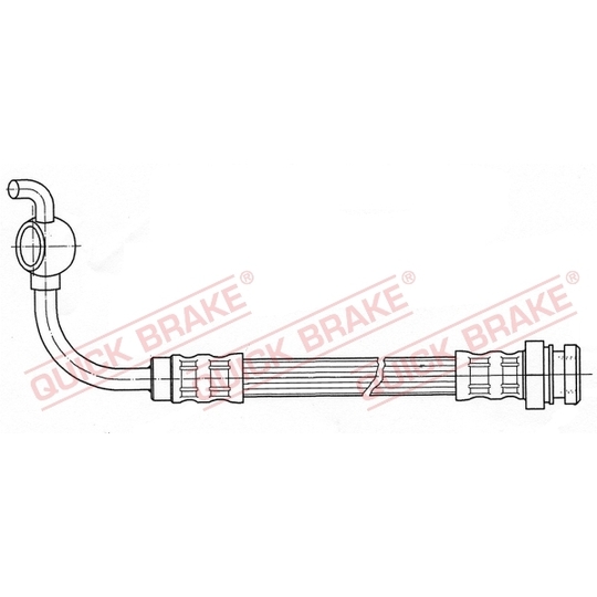 50.047 - Flexible brake pipe 