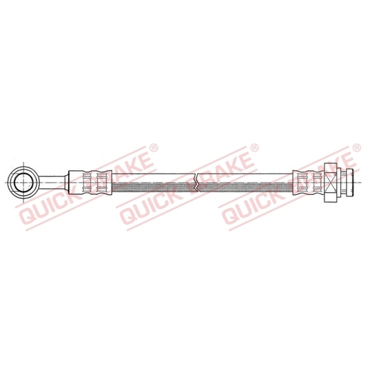 50.022 - Flexible brake pipe 