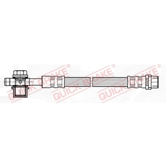 50.041X - Flexible brake pipe 