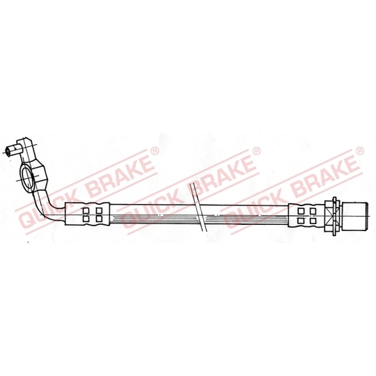 50.034 - Flexible brake pipe 