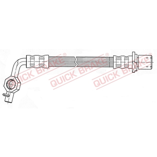 50.045 - Flexible brake pipe 