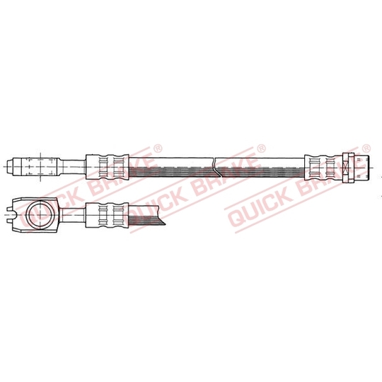 50.041 - Flexible brake pipe 