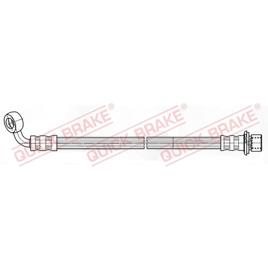 50.052 - Flexible brake pipe 