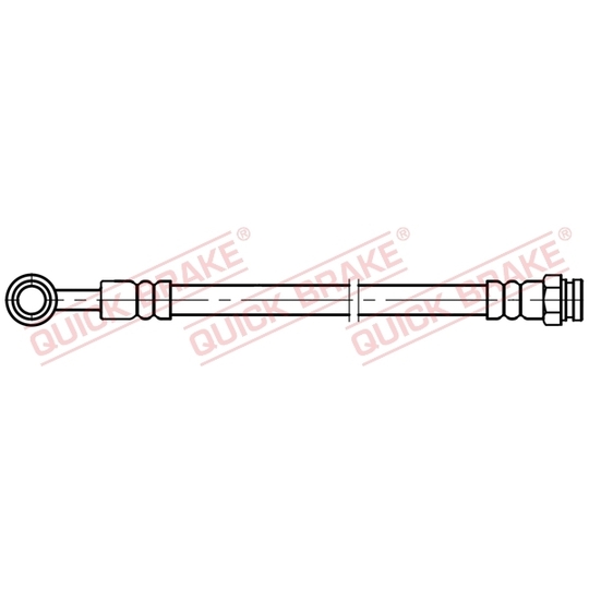 50.077 - Flexible brake pipe 