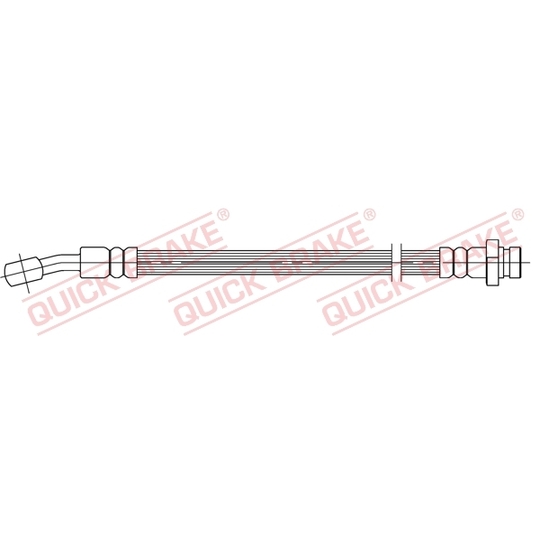 50.080 - Flexible brake pipe 