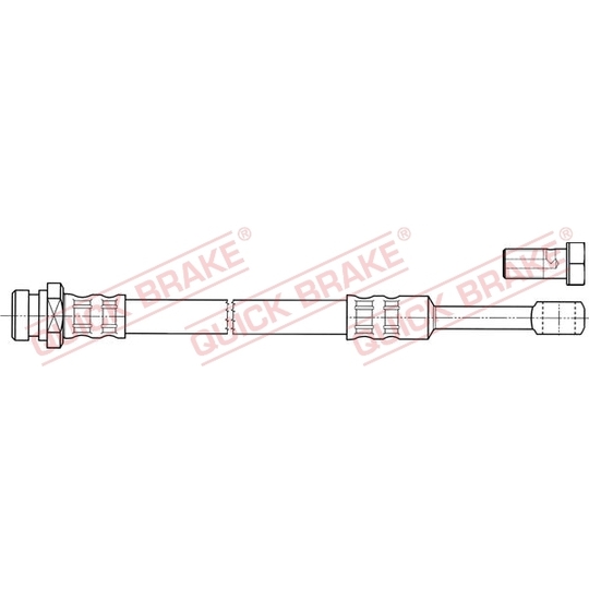 50.071X - Flexible brake pipe 