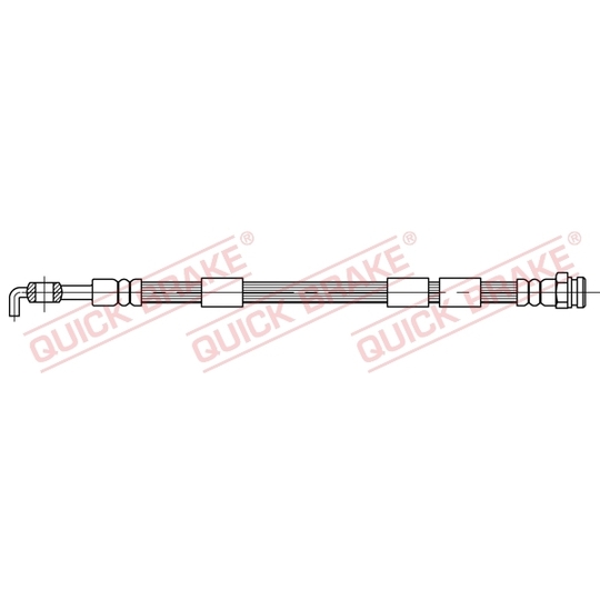 50.400 - Flexible brake pipe 