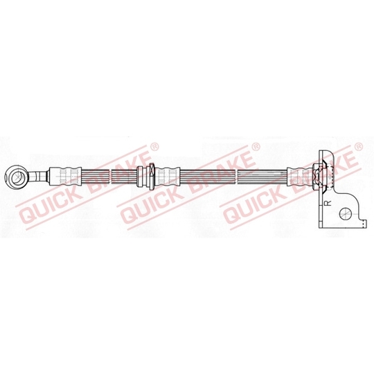 50.821 - Flexible brake pipe 