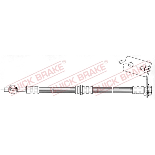 50.819 - Flexible brake pipe 