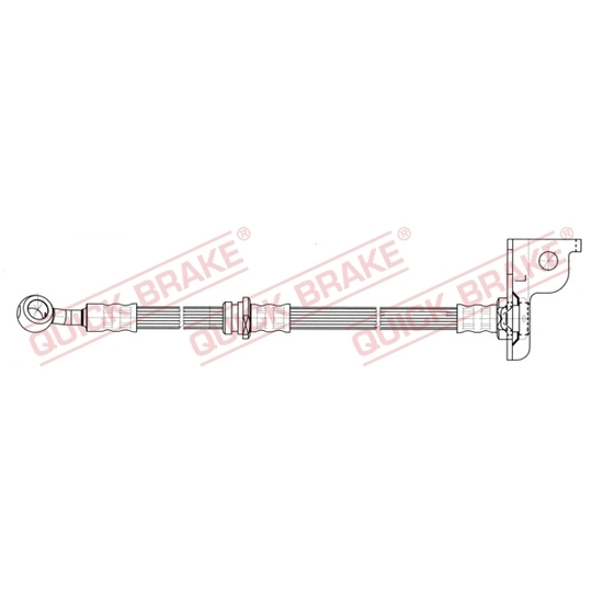 50.820 - Flexible brake pipe 