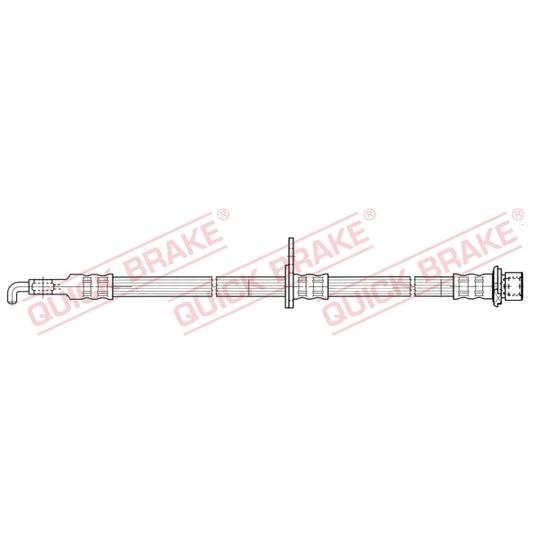 50.828 - Flexible brake pipe 