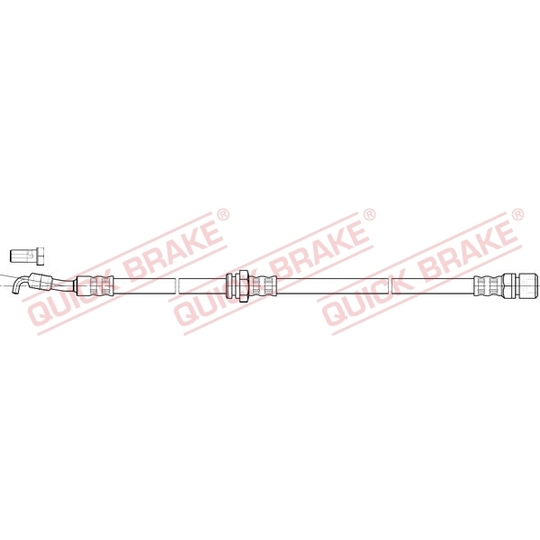 50.853X - Flexible brake pipe 