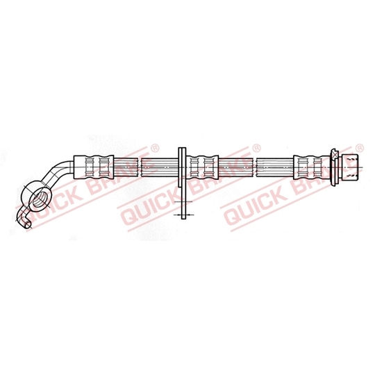 50.831 - Flexible brake pipe 