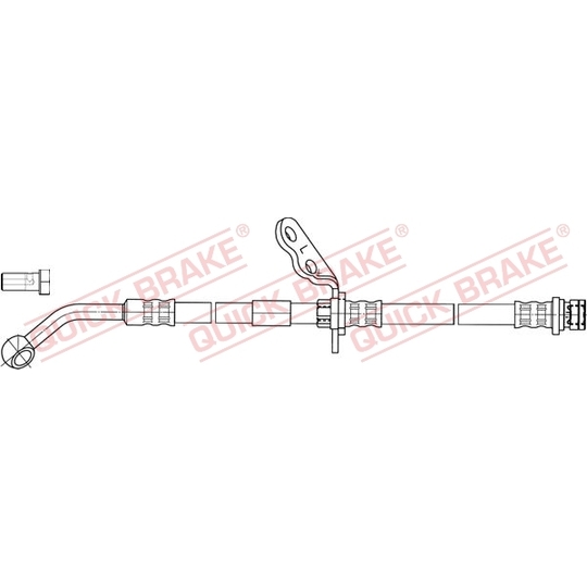 50.842X - Flexible brake pipe 
