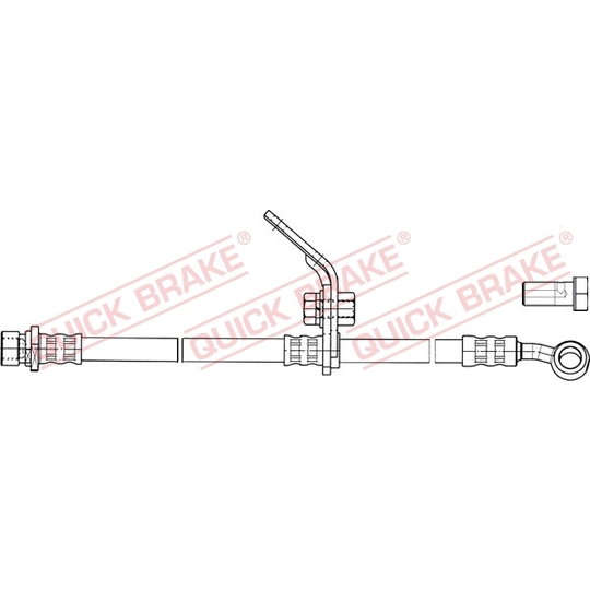 50.844X - Flexible brake pipe 