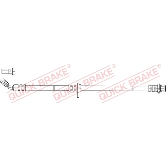 50.847X - Flexible brake pipe 