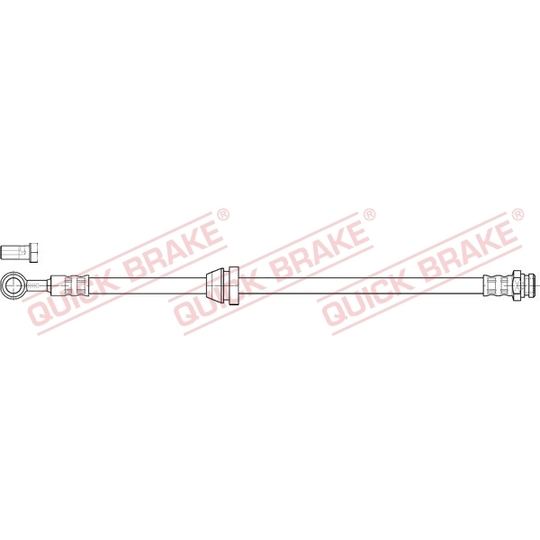 50.854X - Flexible brake pipe 