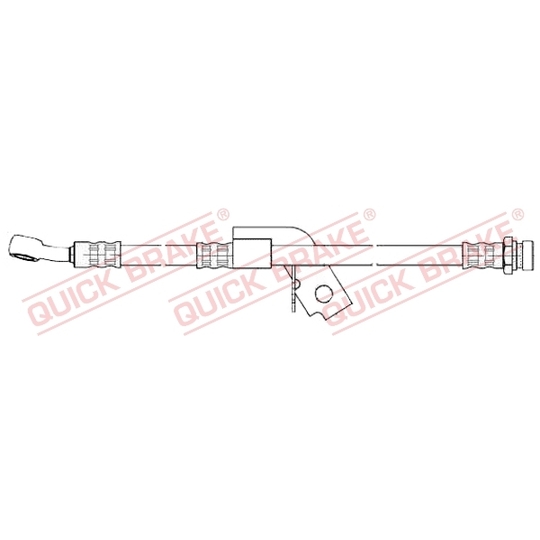 50.868 - Flexible brake pipe 