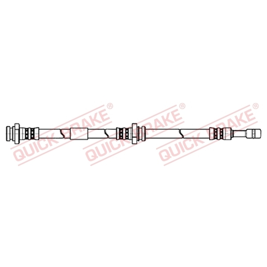 50.869 - Flexible brake pipe 