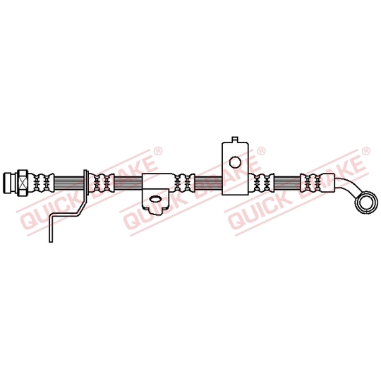 50.888 - Flexible brake pipe 