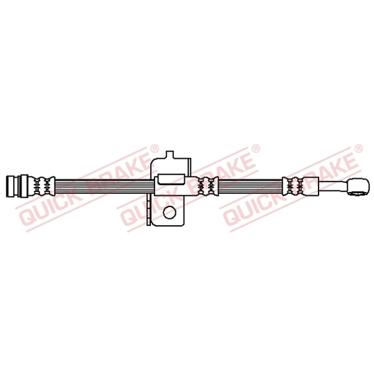 50.894 - Flexible brake pipe 