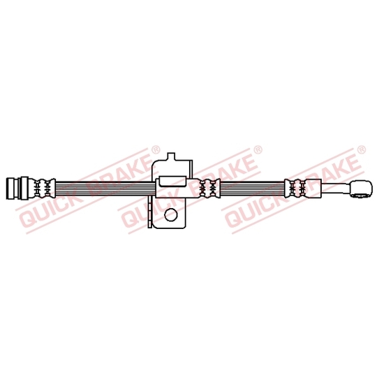 50.895 - Flexible brake pipe 