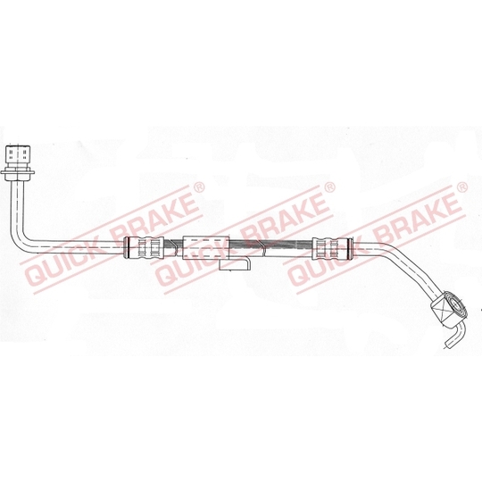 50.948 - Flexible brake pipe 